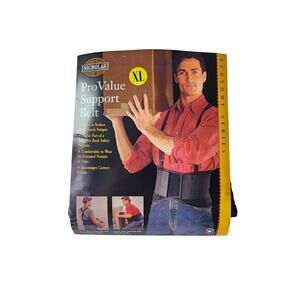 NICHOLAS Pro Value Support Belt Adjustable Black Sz XL - NWT